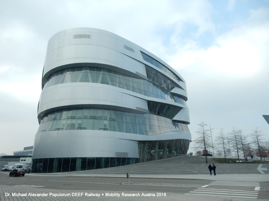 Mercedes-Benz Museum Stuttgart Automobilmuseum Verkehrsmuseum Deutschland