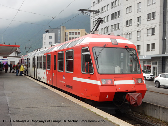 Mont Blanc-Express Triebwagen