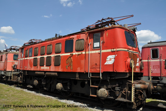 ÖGEG Eisenbahnmuseum Lokpark Ampflwang Hausruck Oberösterreich Verkehrsmuseum