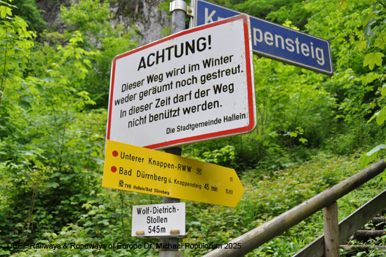 Hallein Knappensteig Salzbergwerk