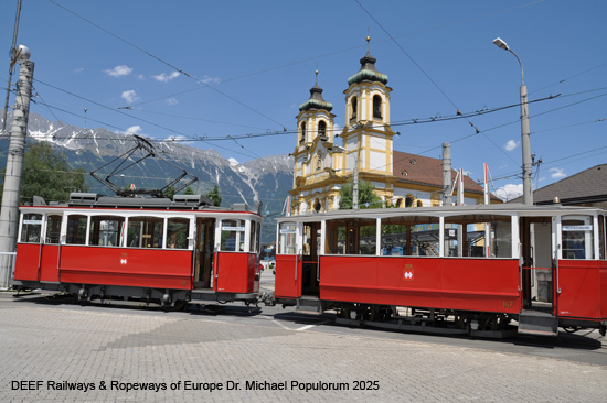 Tiroler Localbahnmuseum Innsbruck Straßenbahn Österreich