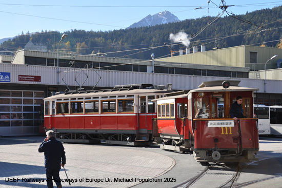 Tiroler Localbahnmuseum Innsbruck Straßenbahn Österreich