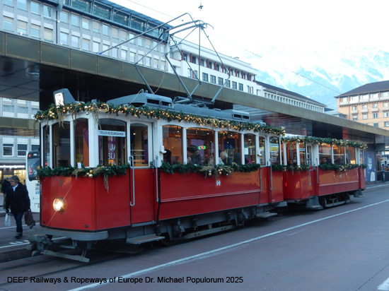 Advent-Tram Innsbruck Straßenbahn
