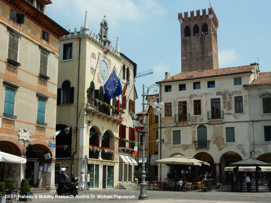 Bassano del Grappa Stadtzentrum Citta Italien
