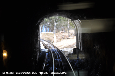 Braunwaldbahn Standseilbahn Linthal Kanton Glarus Schweiz