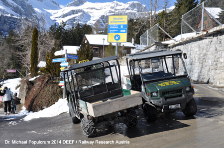 Braunwaldbahn Standseilbahn Linthal Kanton Glarus Schweiz