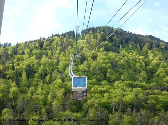 Seilbahn Chur Känzeli Brambrüesch Pendelbahn Graubünden Schweiz