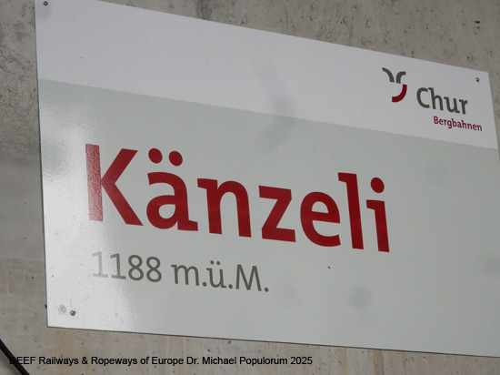 Seilbahn Chur Känzeli Brambrüesch Pendelbahn Graubünden Schweiz