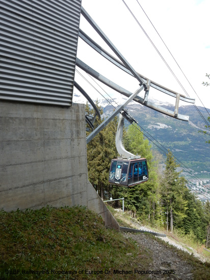 Seilbahn Chur Känzeli Brambrüesch Pendelbahn Graubünden Schweiz