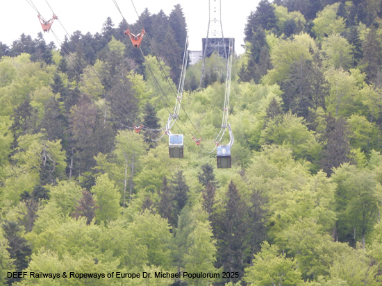 Seilbahn Chur Känzeli Brambrüesch Pendelbahn Graubünden Schweiz