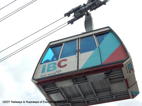 Seilbahn Chur Känzeli Brambrüesch Pendelbahn Graubünden Schweiz