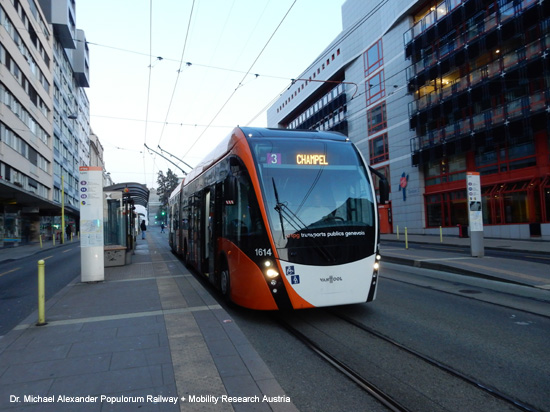 Obus Trolleybus Genf Oberleitungsbus Schweiz