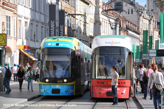 Straßenbahn Graz Tram Foto Strassenbahn Österreich