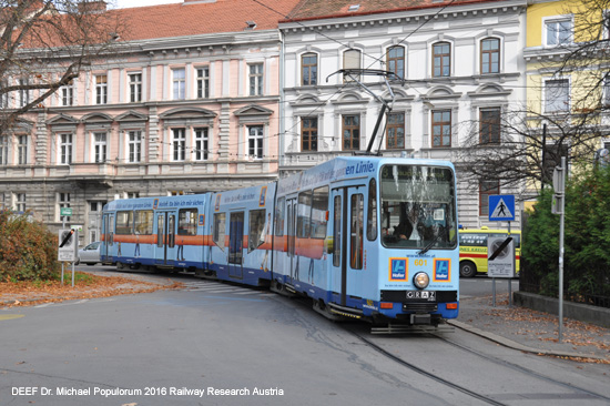 Straßenbahn Graz Tram Foto Strassenbahn Österreich