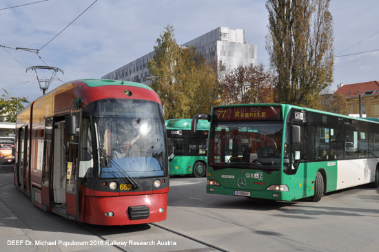 Straßenbahn Graz Tram Foto Strassenbahn Österreich
