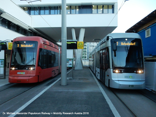 Straßenbahn Graz Tram Foto Strassenbahn Österreich