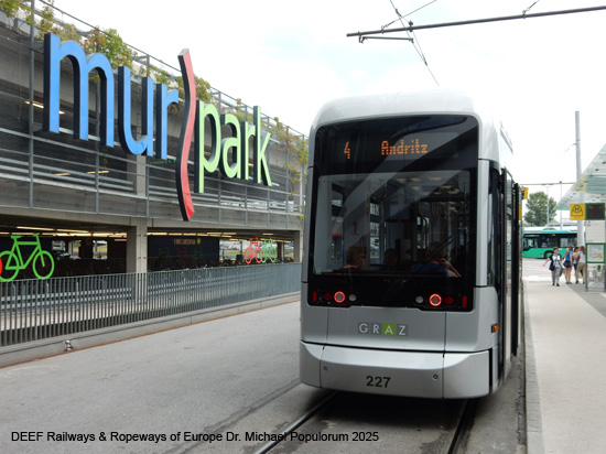 Straßenbahn Graz Tram Foto Strassenbahn Österreich