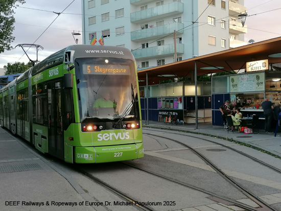 Straßenbahn Graz Tram Foto Strassenbahn Österreich