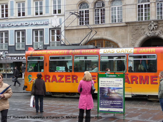 Straßenbahn Graz Tram Foto Strassenbahn Österreich
