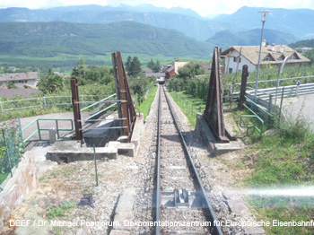 Mendelbahn Funicolare della Mendola Standseilbahn Kaltern Mendel Südtirol