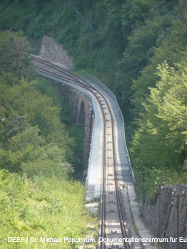 Mendelbahn Funicolare della Mendola Standseilbahn Kaltern Mendel Südtirol