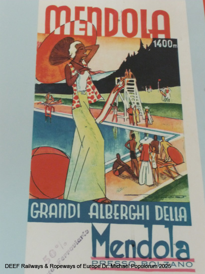 Mendelbahn Funicolare della Mendola Standseilbahn Kaltern Mendel Südtirol