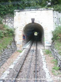 Mendelbahn Funicolare della Mendola Standseilbahn Kaltern Mendel Südtirol