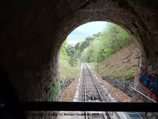 Mendelbahn Funicolare della Mendola Standseilbahn Kaltern Mendel Südtirol