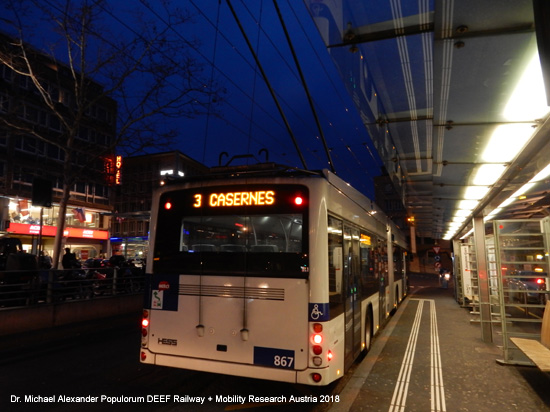 Obus Oberleitungsbus Lausanne Trolleybus Schweiz
