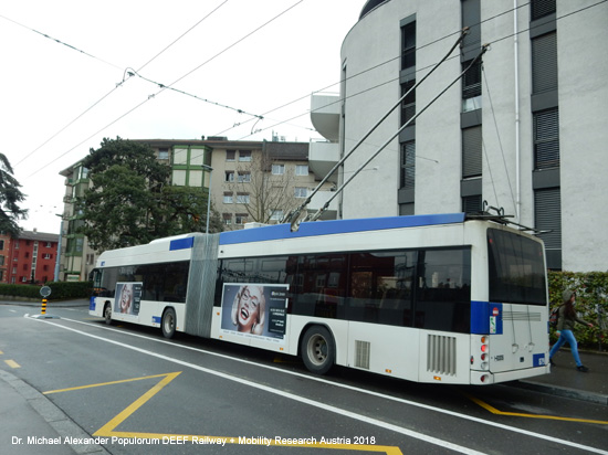 Obus Oberleitungsbus Lausanne Trolleybus Schweiz