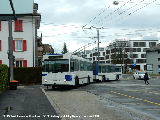 Obus Oberleitungsbus Lausanne Trolleybus Schweiz