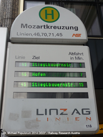 Obus Linz Trolleybus E-Bus Österreich