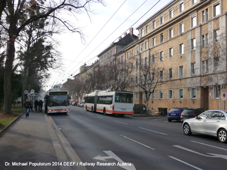 Obus Linz Trolleybus E-Bus Österreich Oberleitungsbus