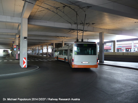 Obus Linz Trolleybus E-Bus Österreich