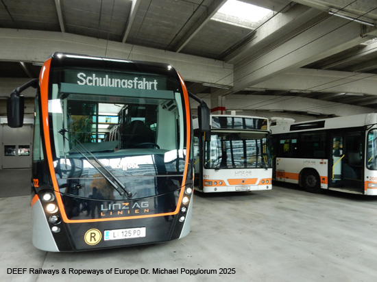 Obus Linz Trolleybus E-Bus Österreich Oberleitungsbus
