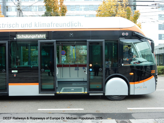 Obus Linz Trolleybus E-Bus Österreich Oberleitungsbus