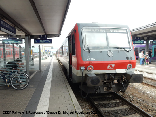 Eisenbahnstrecke Mühldorf Simbach am Inn SOB Bayern Deutschland