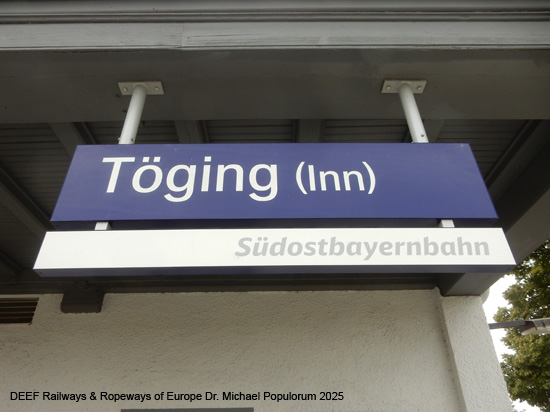 Eisenbahnstrecke Mühldorf Simbach am Inn SOB Bayern Deutschland