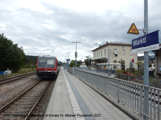 Eisenbahnstrecke Mühldorf Simbach am Inn SOB Bayern Deutschland