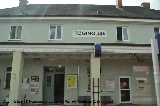 Eisenbahnstrecke Mühldorf Simbach am Inn SOB Bayern Deutschland