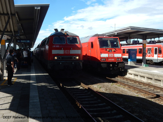 Eisenbahnstrecke München Markt Schwaben Dorfen Ampfing Mühldorf ABS 38 Bayern Deutschland