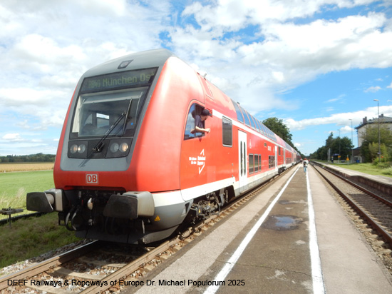 Eisenbahnstrecke München Markt Schwaben Dorfen Ampfing Mühldorf ABS 38 Bayern Deutschland