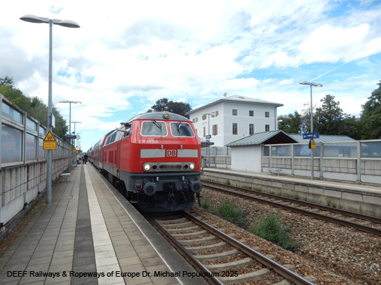 Eisenbahnstrecke München Markt Schwaben Dorfen Ampfing Mühldorf ABS 38 Bayern Deutschland