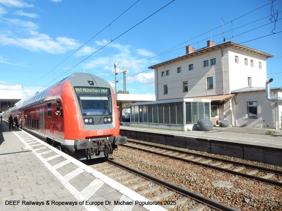 Eisenbahnstrecke München Markt Schwaben Dorfen Ampfing Mühldorf ABS 38 Bayern Deutschland
