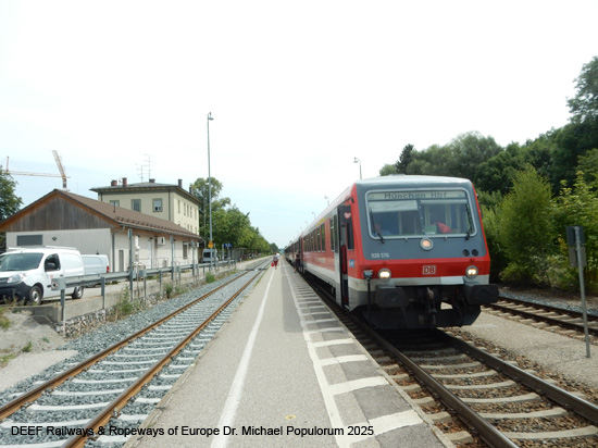 Eisenbahnstrecke München Markt Schwaben Dorfen Ampfing Mühldorf ABS 38 Bayern Deutschland