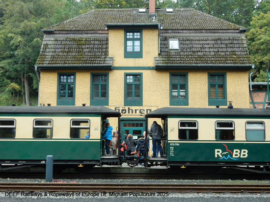 Rasender Roland Rügensche Bäderbahn RüBB Eisenbahn Rügen Deutschland Lauterbach Putbus Binz Sellin Baabe Göhren