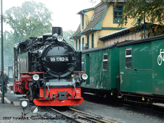 Rasender Roland Rügensche Bäderbahn RüBB Eisenbahn Rügen Deutschland Lauterbach Putbus Binz Sellin Baabe Göhren