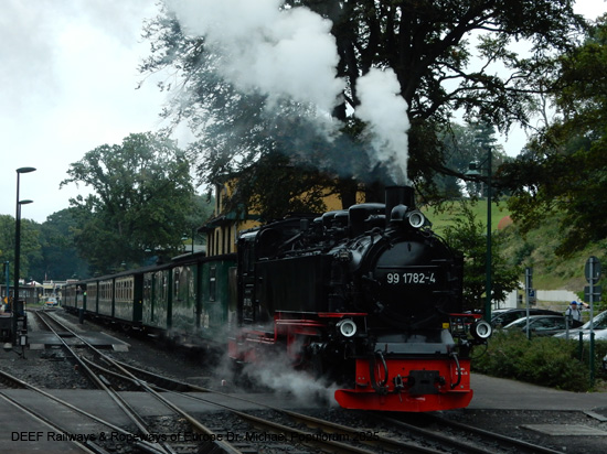 Rasender Roland Rügensche Bäderbahn RüBB Eisenbahn Rügen Deutschland Lauterbach Putbus Binz Sellin Baabe Göhren