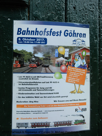 Rasender Roland Rügensche Bäderbahn RüBB Eisenbahn Rügen Deutschland Lauterbach Putbus Binz Sellin Baabe Göhren