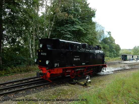 Rasender Roland Rügensche Bäderbahn RüBB Eisenbahn Rügen Deutschland Lauterbach Putbus Binz Sellin Baabe Göhren